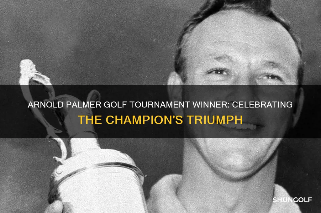 who won the arnold palmer golf