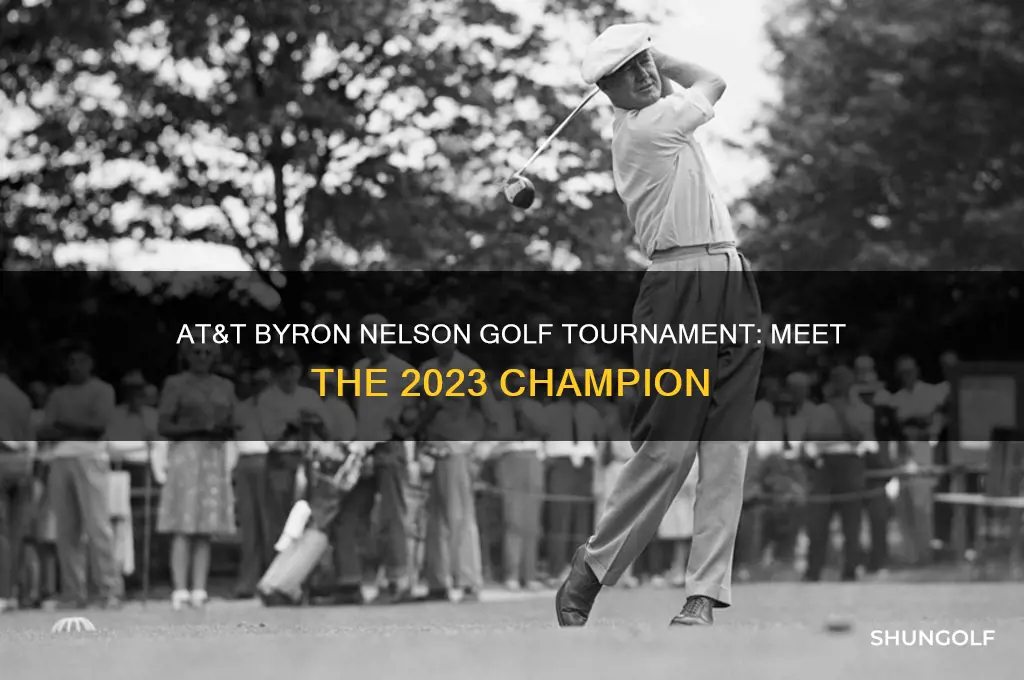 who won the at&t byron nelson golf tourney