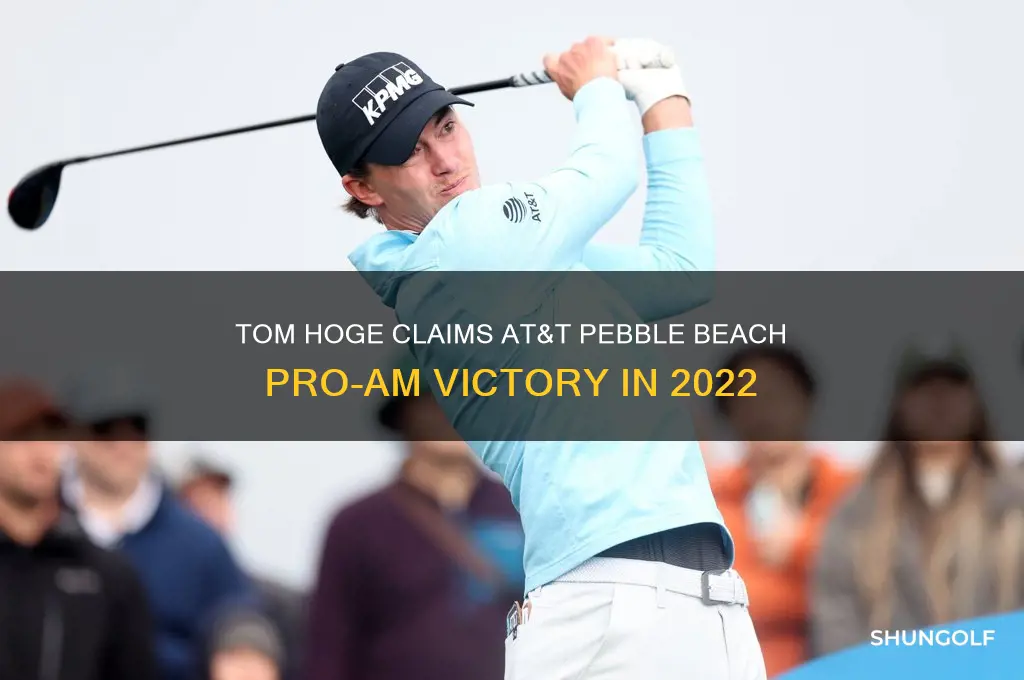 who won the at&t pebble beach golf