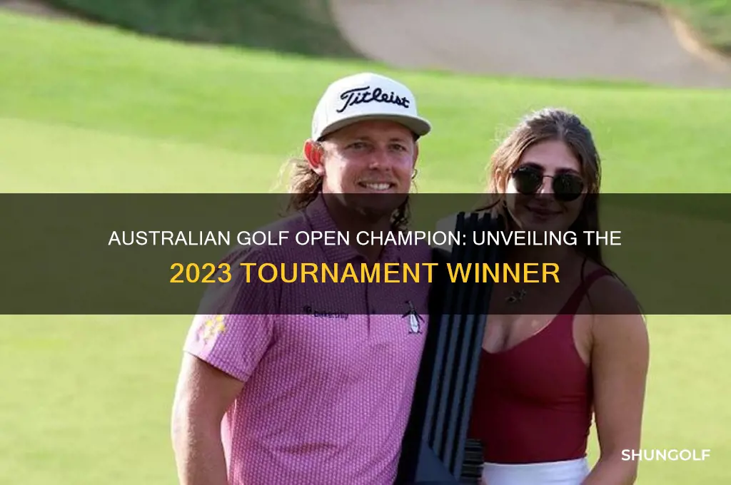 who won the australian golf open