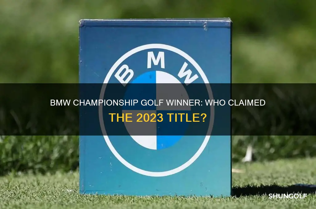 who won the bmw championship golf game