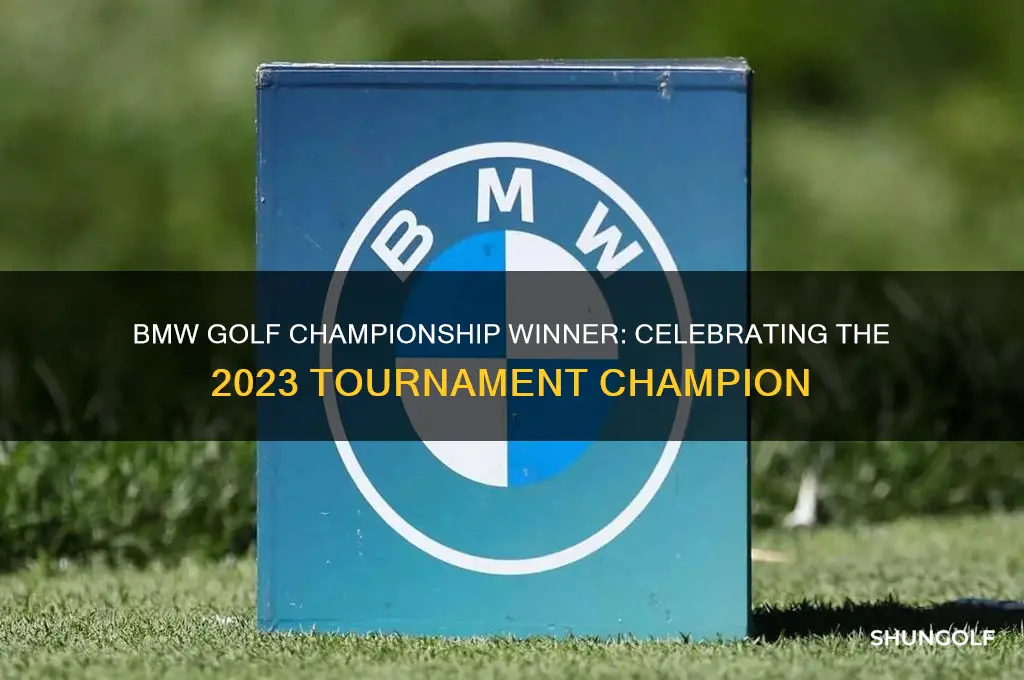 who won the bmw golf championship