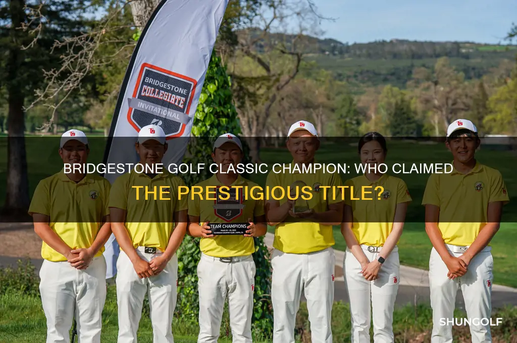 who won the bridgestone golf classic