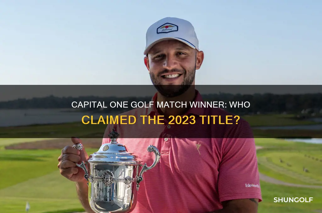 who won the capital one golf match