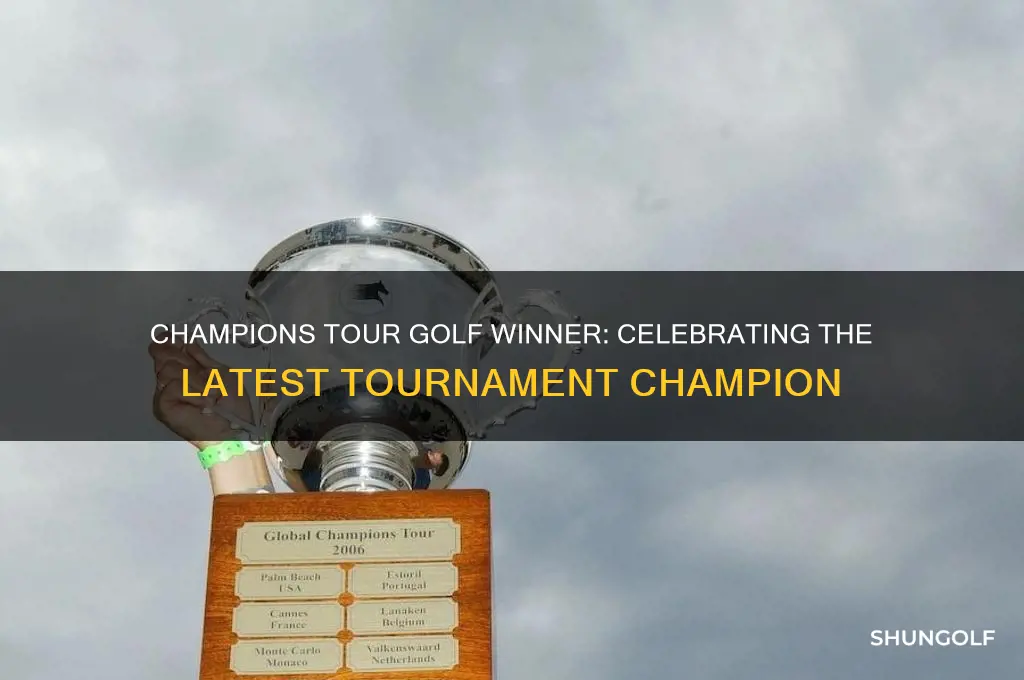 who won the champions tour golf