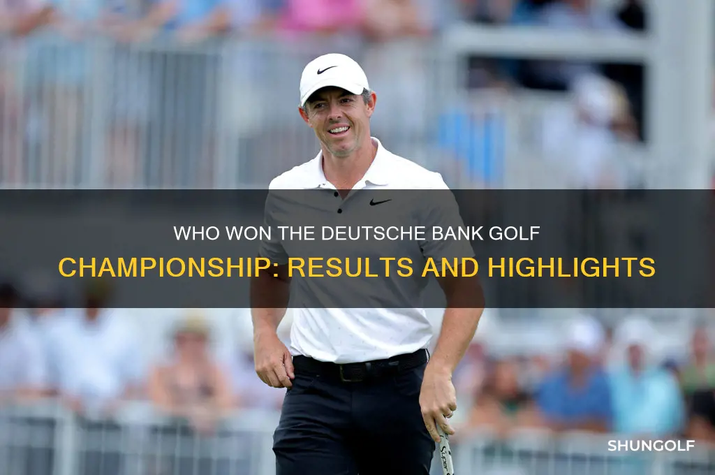who won the deutsche bank golf championship