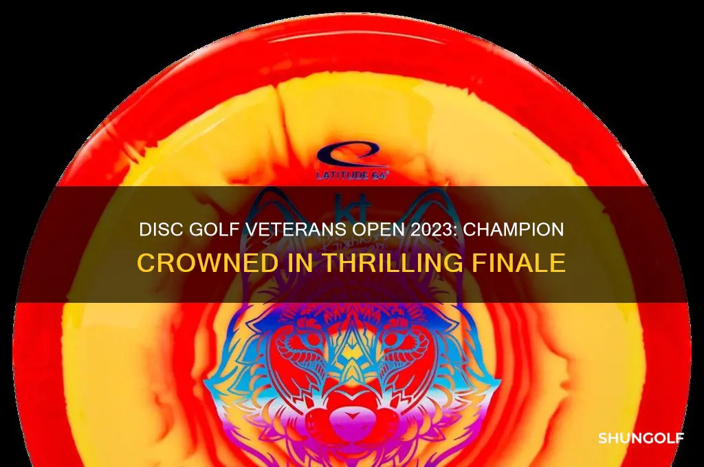 who won the disc golf vetirans open