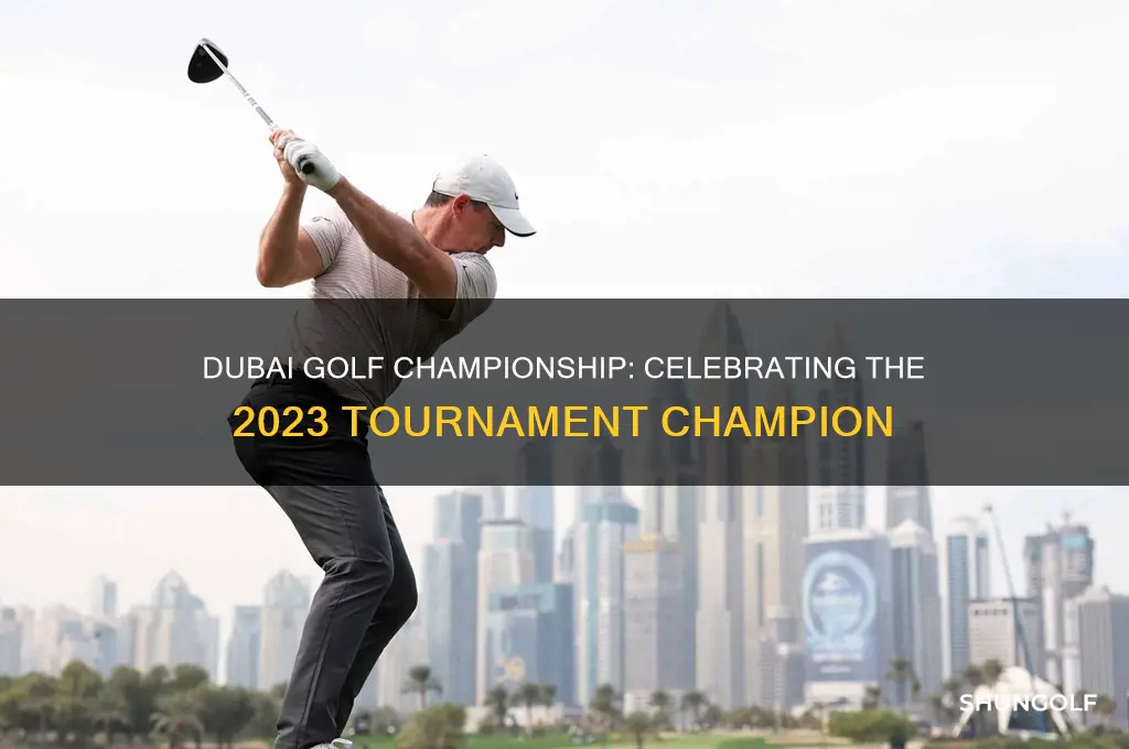 who won the dubai golf