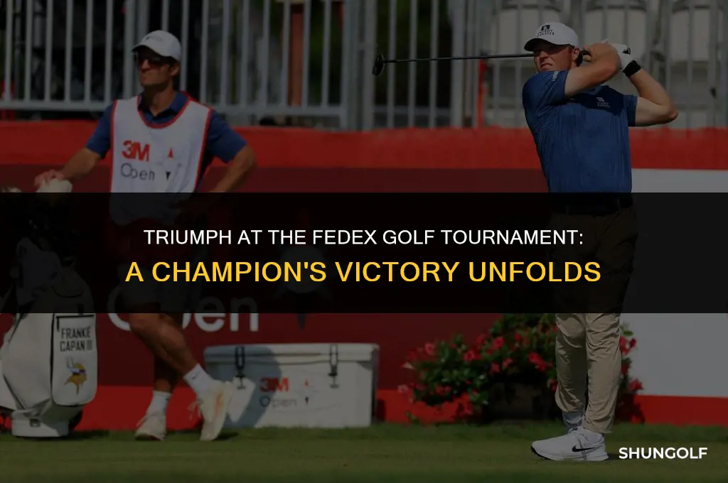 who won the fedex golf tournament