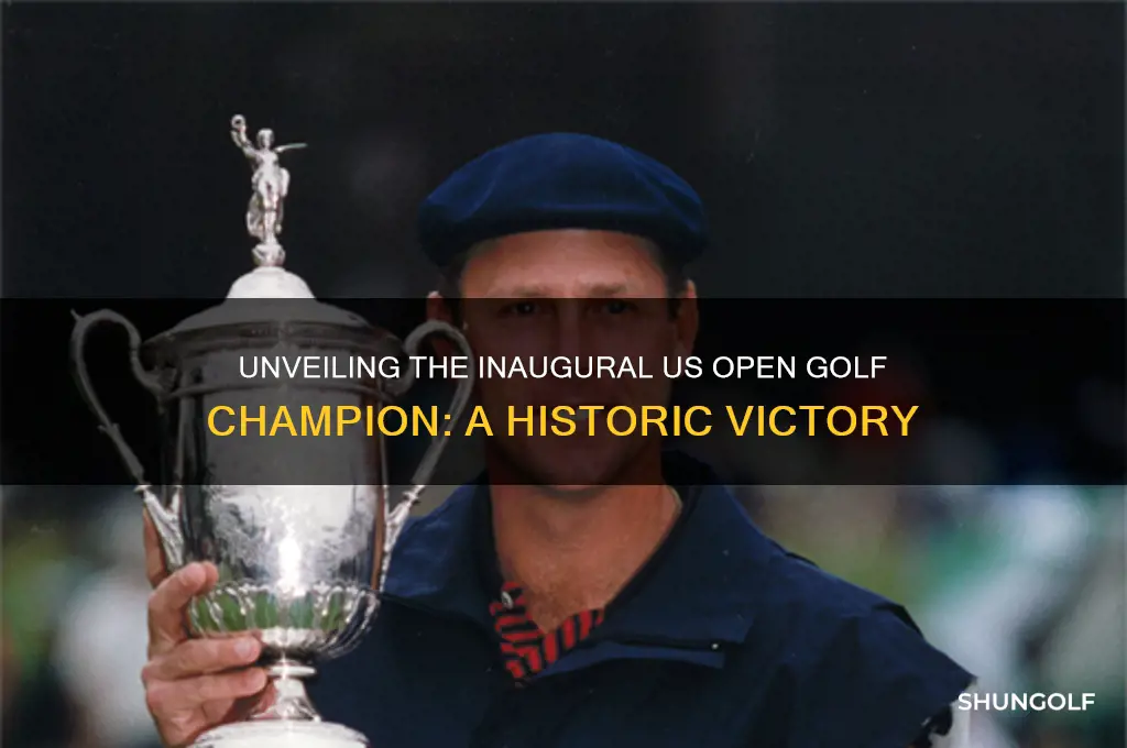 who won the first us open golf championship