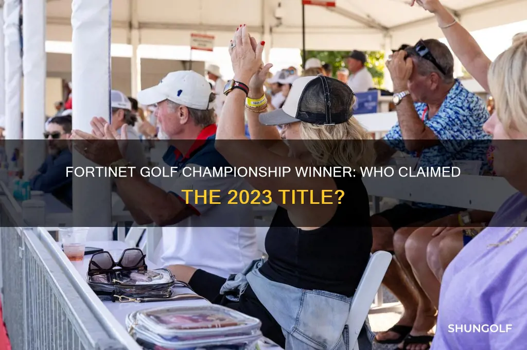 who won the fortinet golf championship