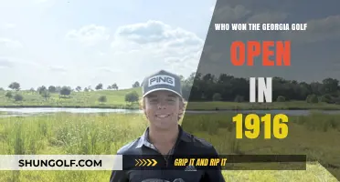 1916 Georgia Golf Open Champion: Uncovering the Historic Winner