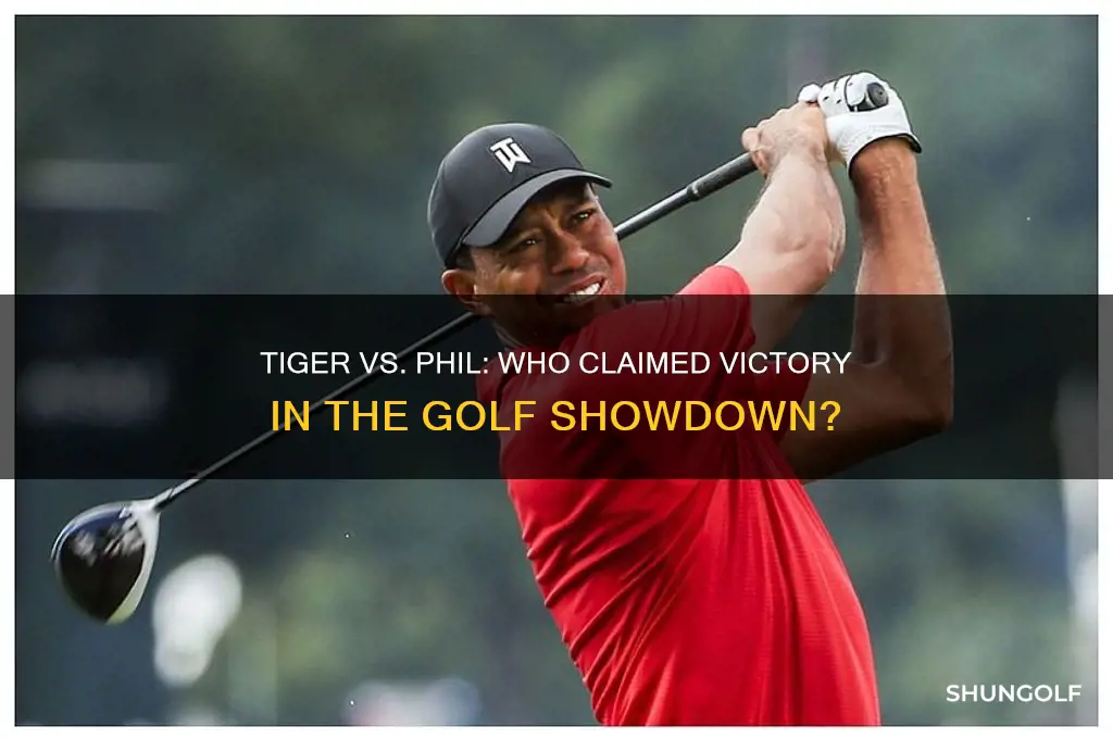 who won the golf between tiger and phil