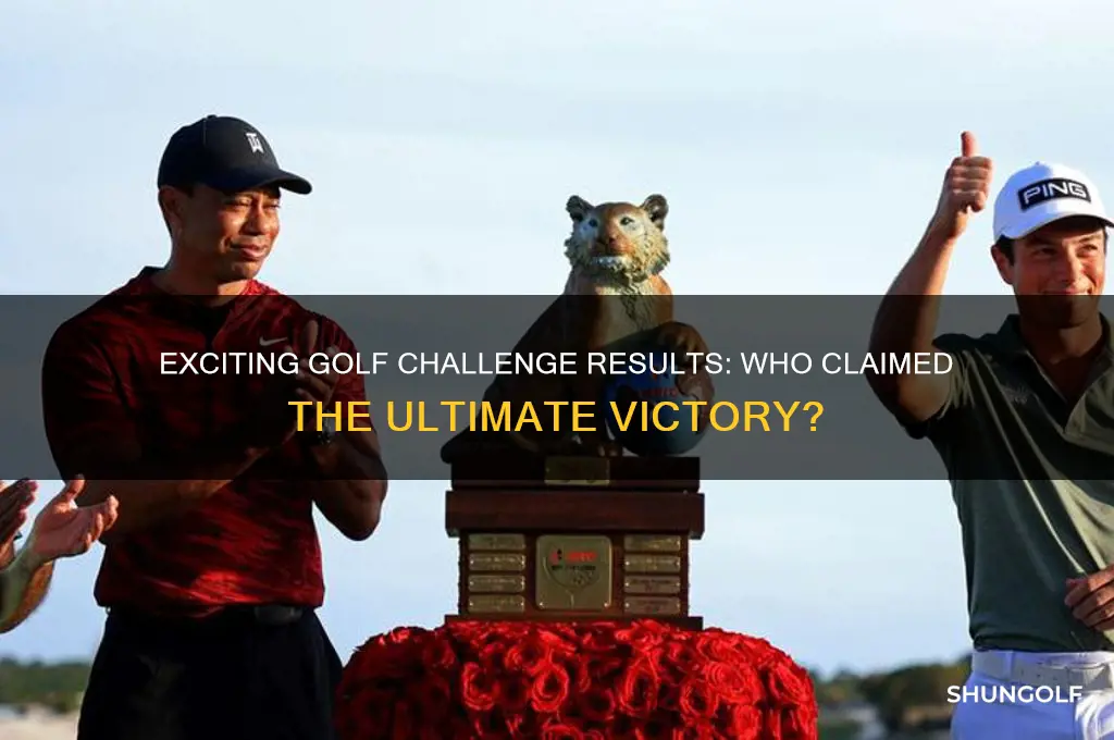 who won the golf challenge