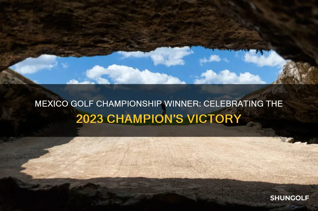 who won the golf championship in mexico
