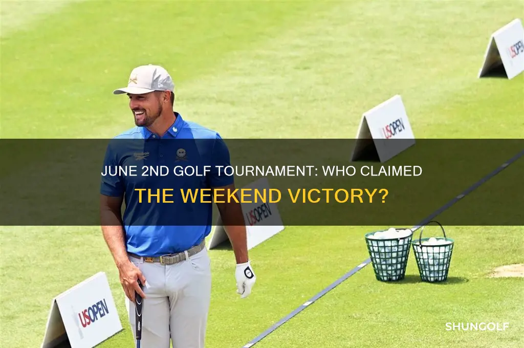who won the golf game this past weekend june 2