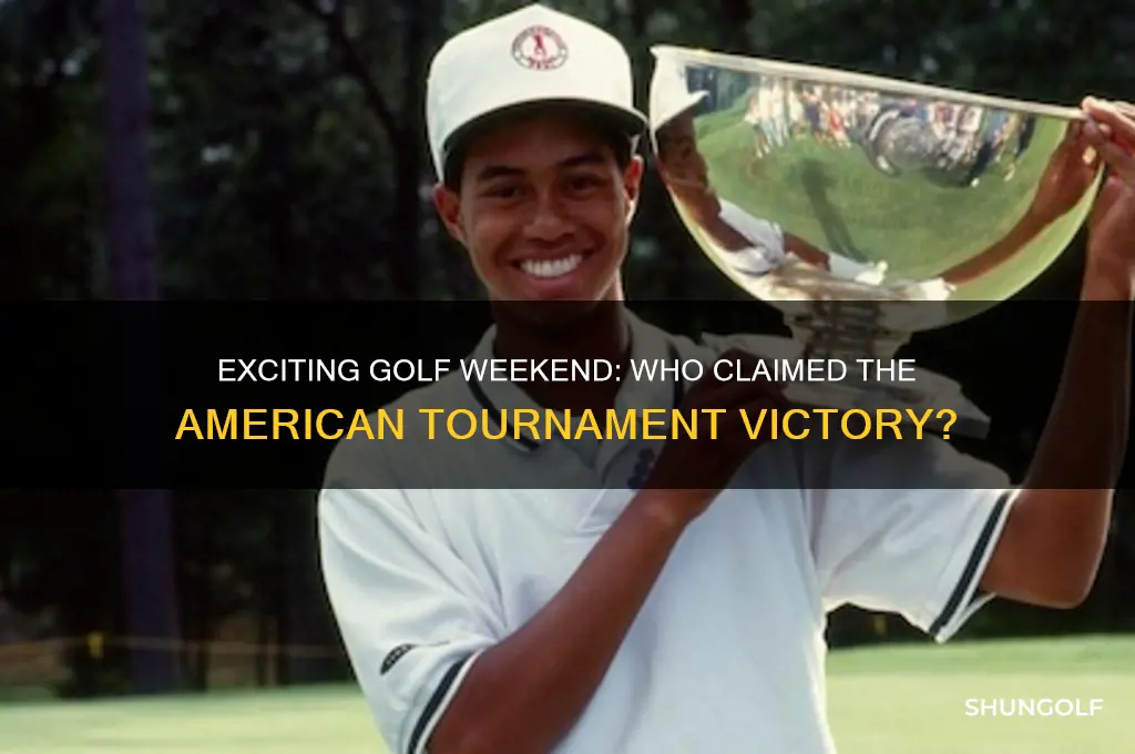 who won the golf in america last weekend