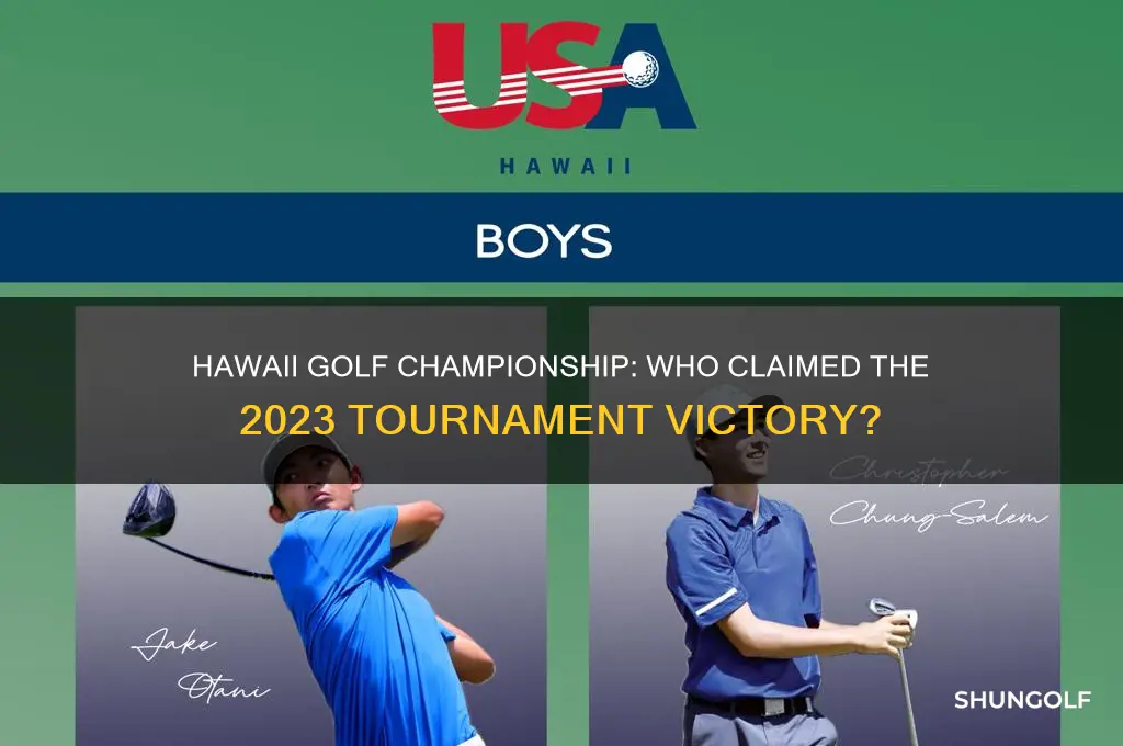who won the golf in hawaii