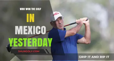 Mexico Golf Victory: Who Claimed the Championship Title Yesterday?