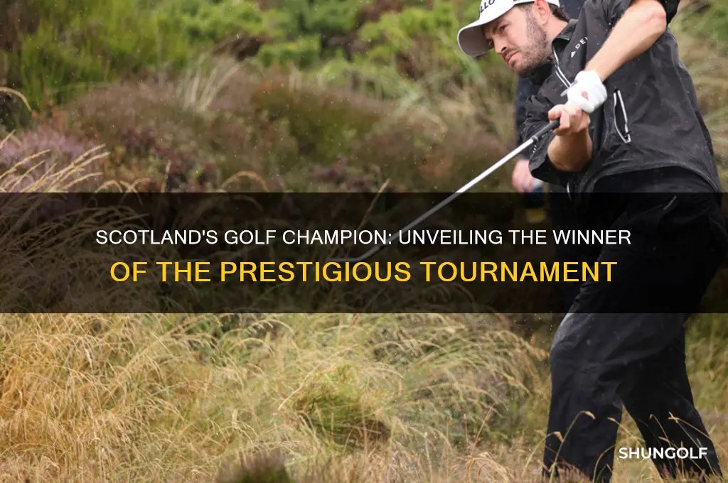 who won the golf in scotland