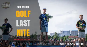 Exciting Golf Results: Last Night's Tournament Champion Revealed