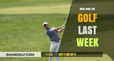 Last Week's Golf Champion: Unveiling the Tournament Winner and Highlights