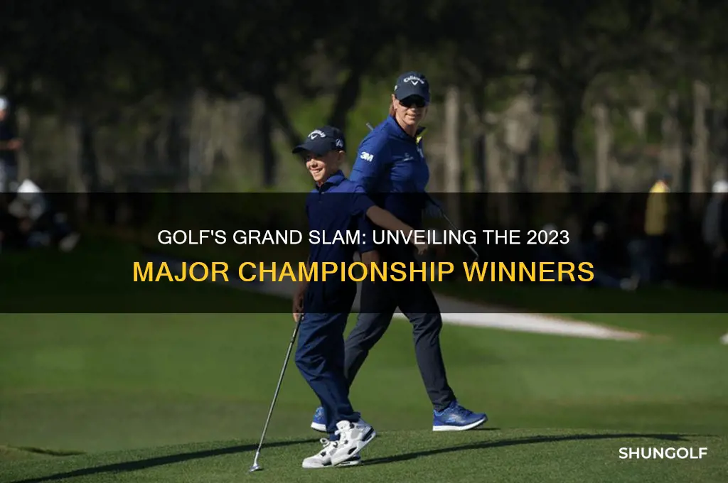 who won the golf majors