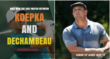 Koepka vs. DeChambeau: Who Claimed Victory in the Golf Showdown?