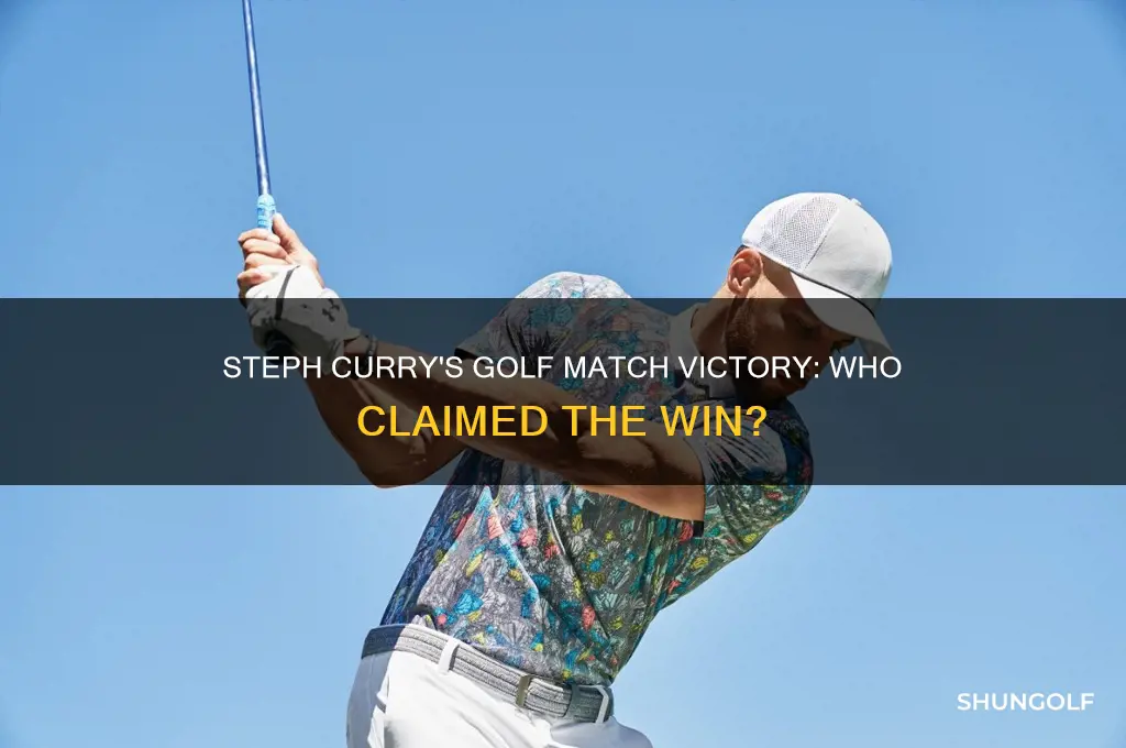 who won the golf match steph curry