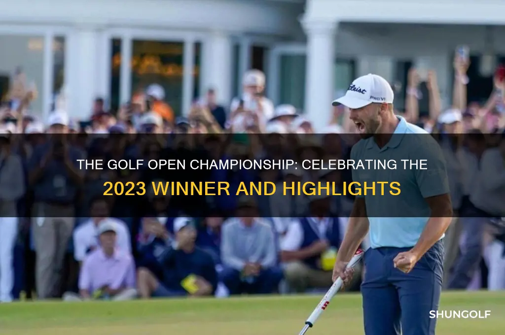 who won the golf open championship