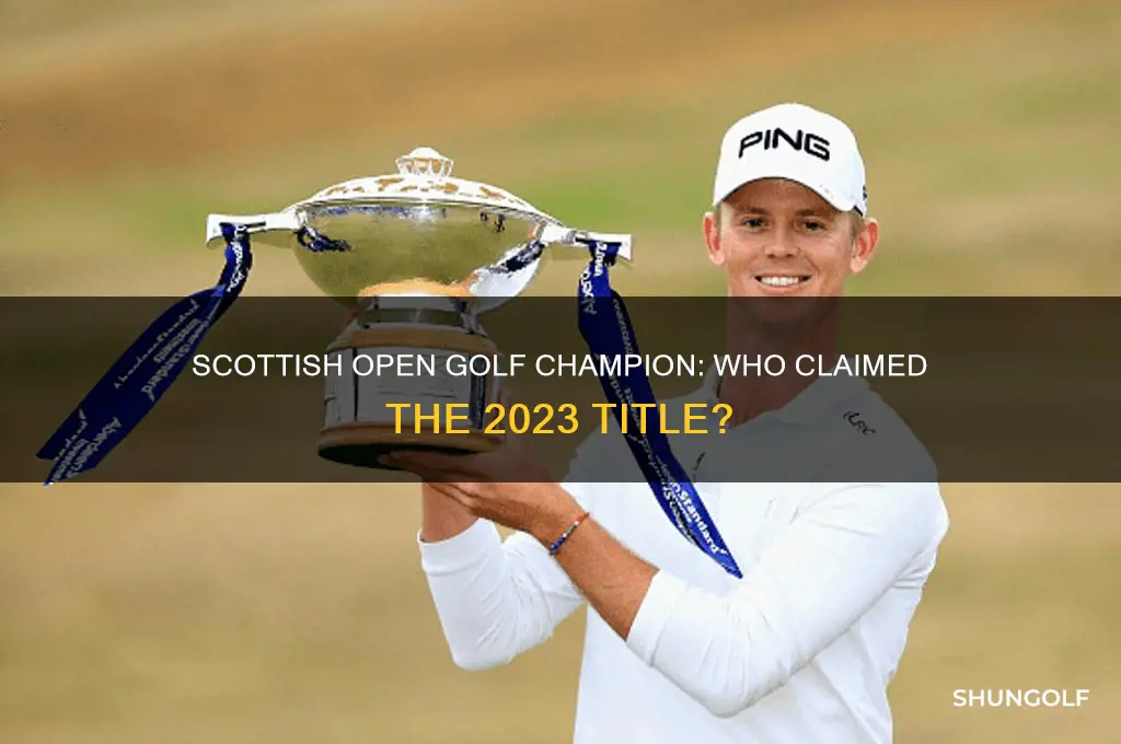 who won the golf scottish open