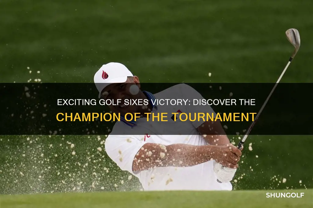 who won the golf sixes