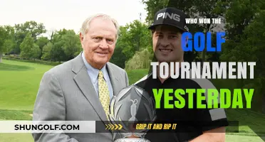 Golf Glory: Unveiling the Champion of Yesterday's Tournament