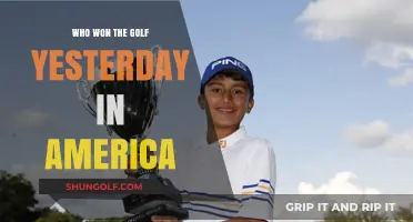Yesterday's Golf Champion: Who Claimed the American Tournament Victory?