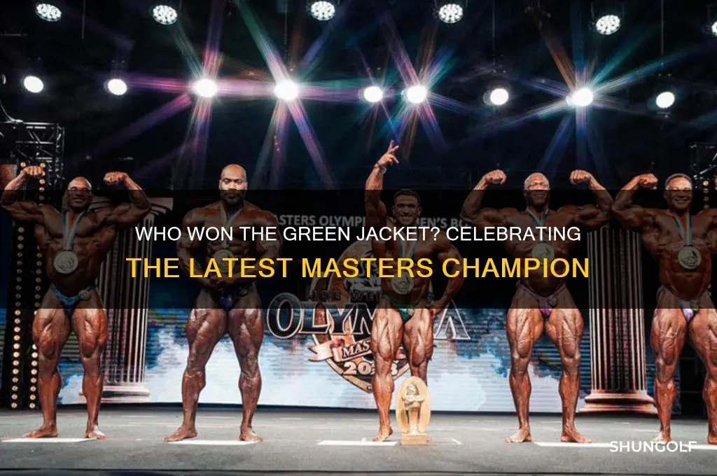 who won the green jacket in golf