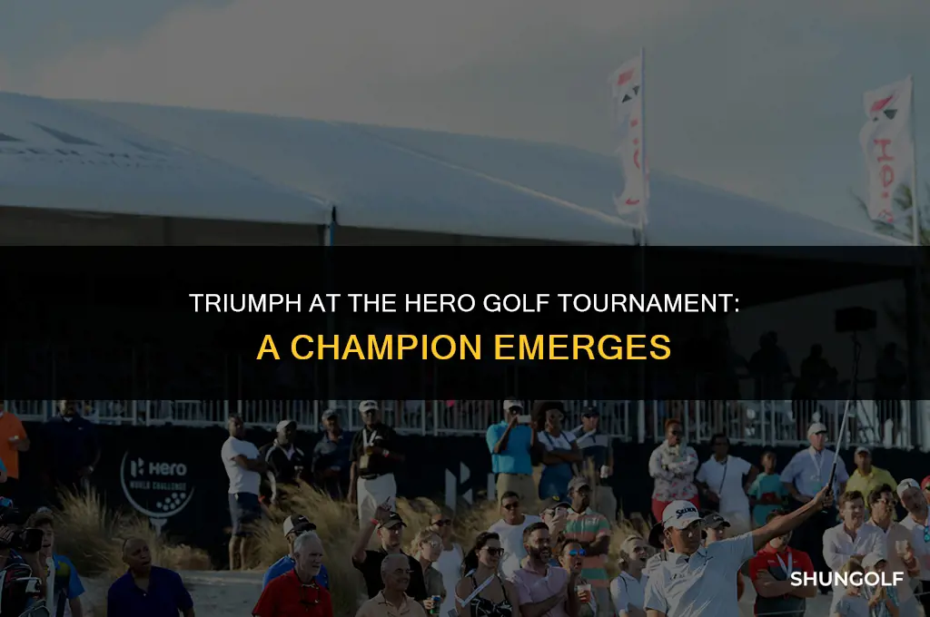 who won the hero golf tournament