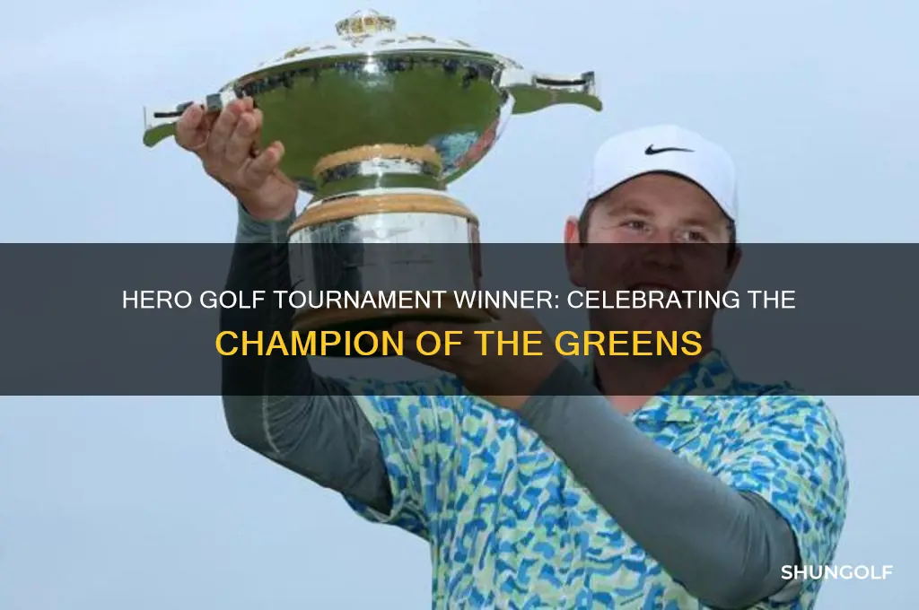 who won the hero golf