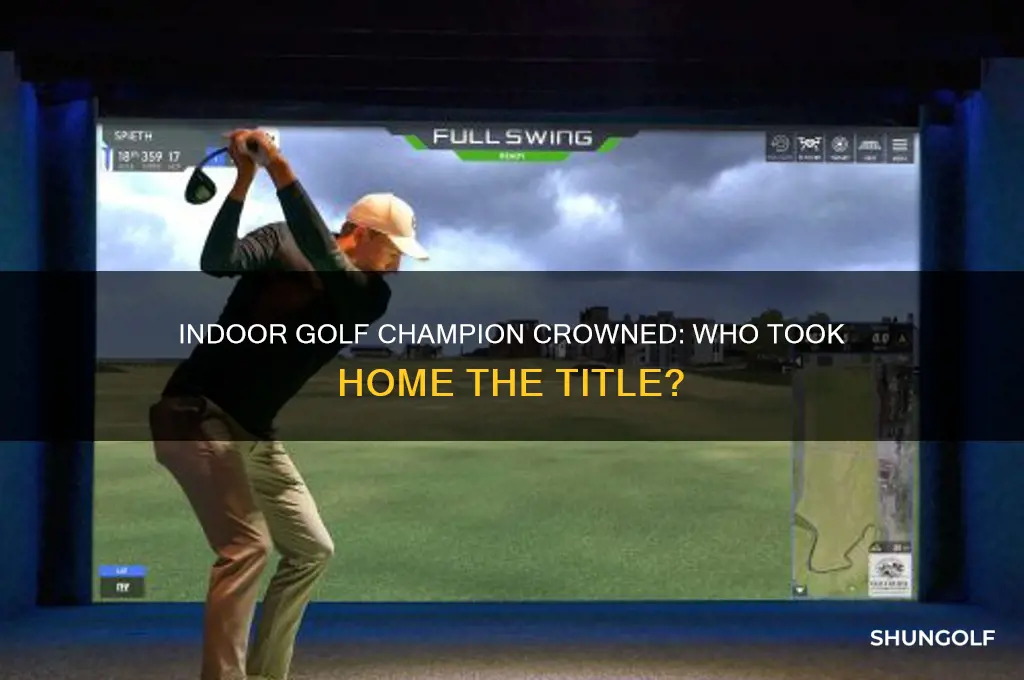 who won the indoor golf