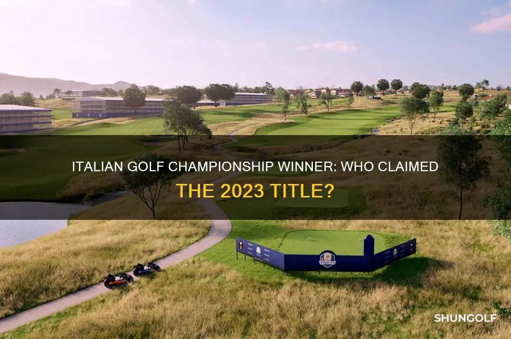 who won the italian golf