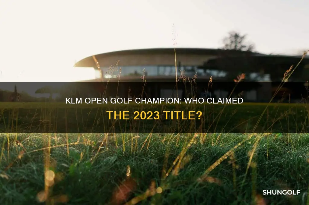 who won the klm golf open