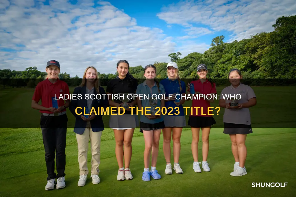 who won the ladies scottish open golf