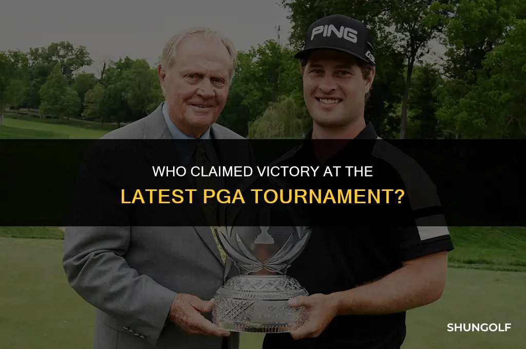 who won the last pga tournament