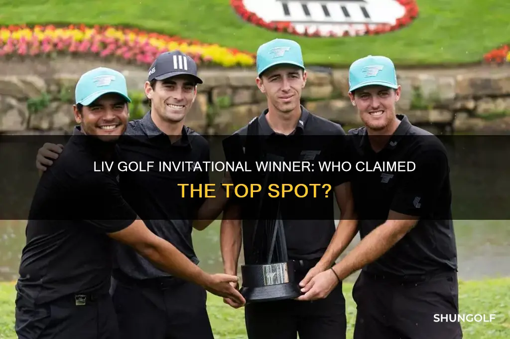 who won the liv golf invitational