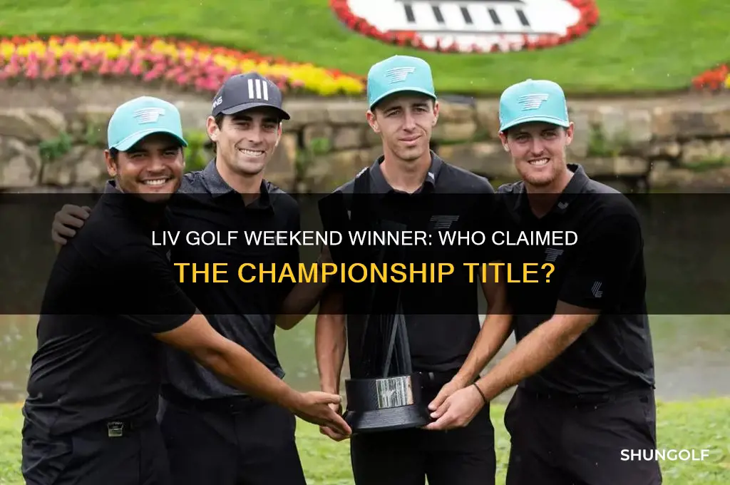 who won the liv golf this weekend