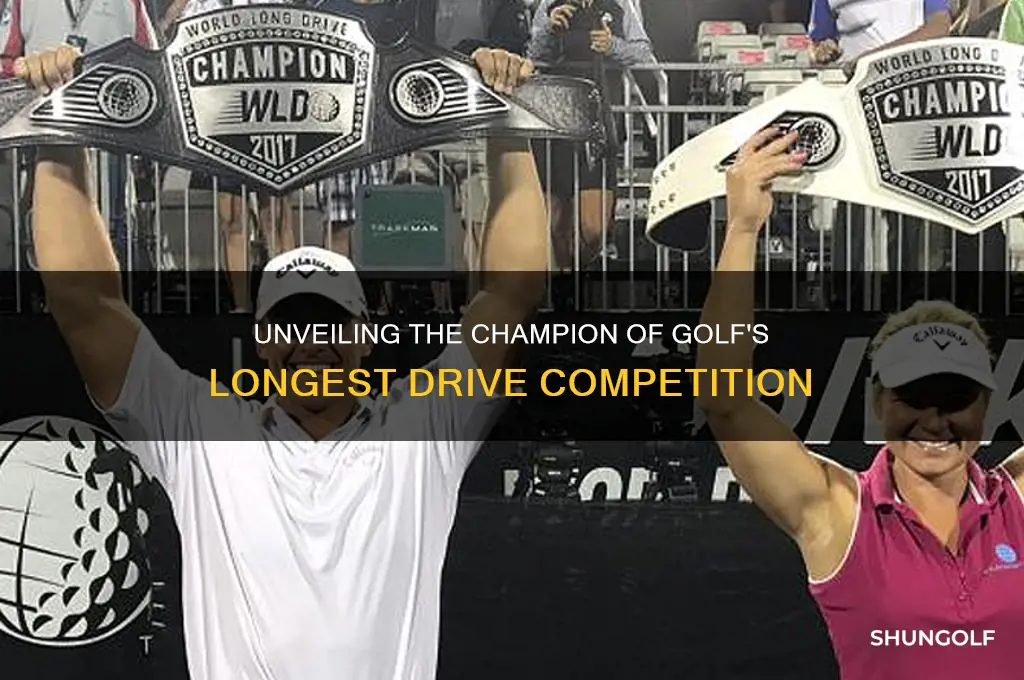 who won the longest drive in golf