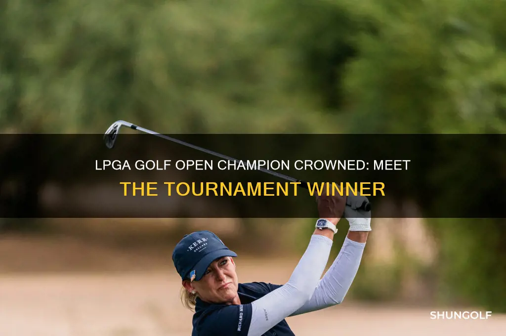who won the lpga golf open