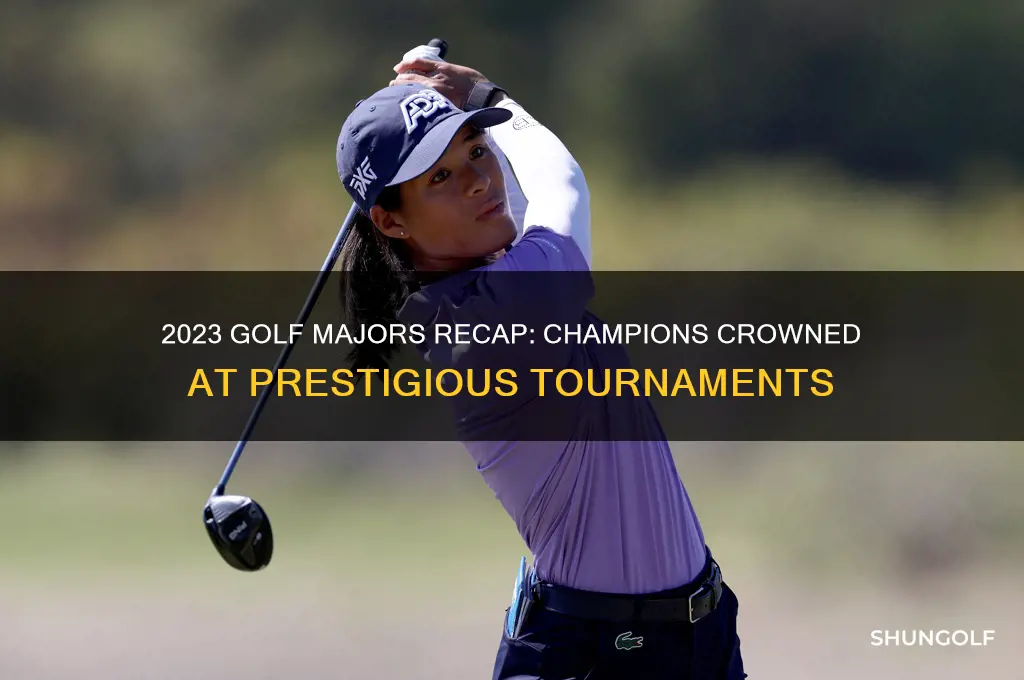 who won the majors this year in golf