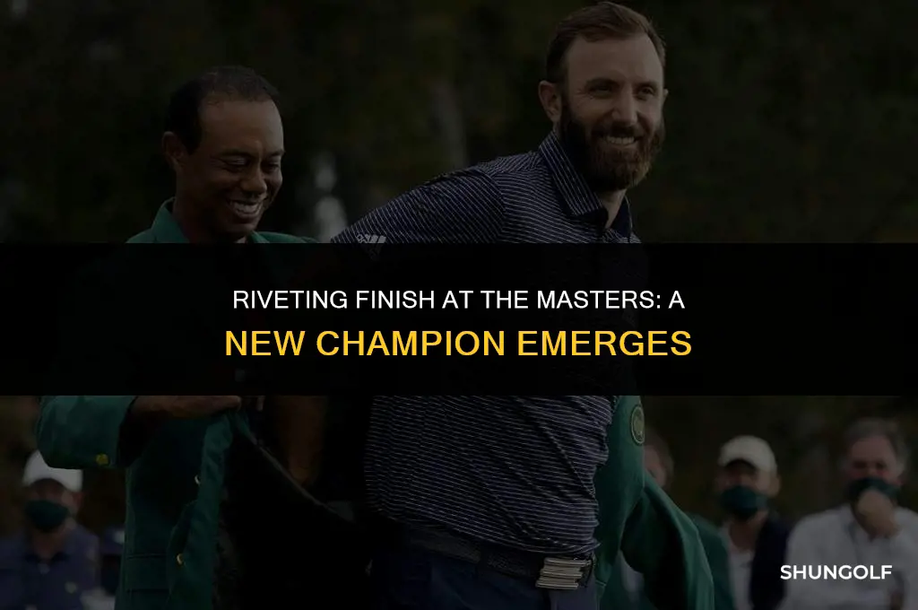 who won the masters golf tournament