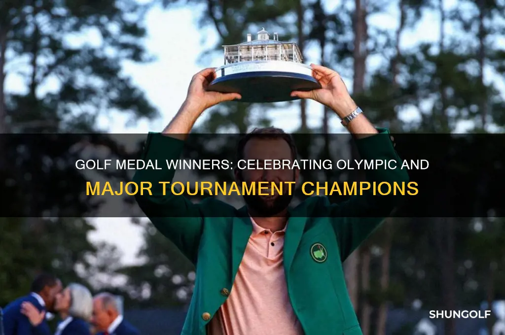 who won the medals in golf