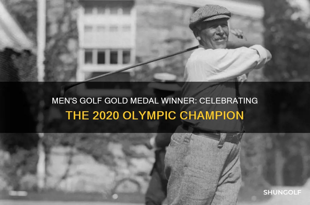 who won the mens golf gold medal